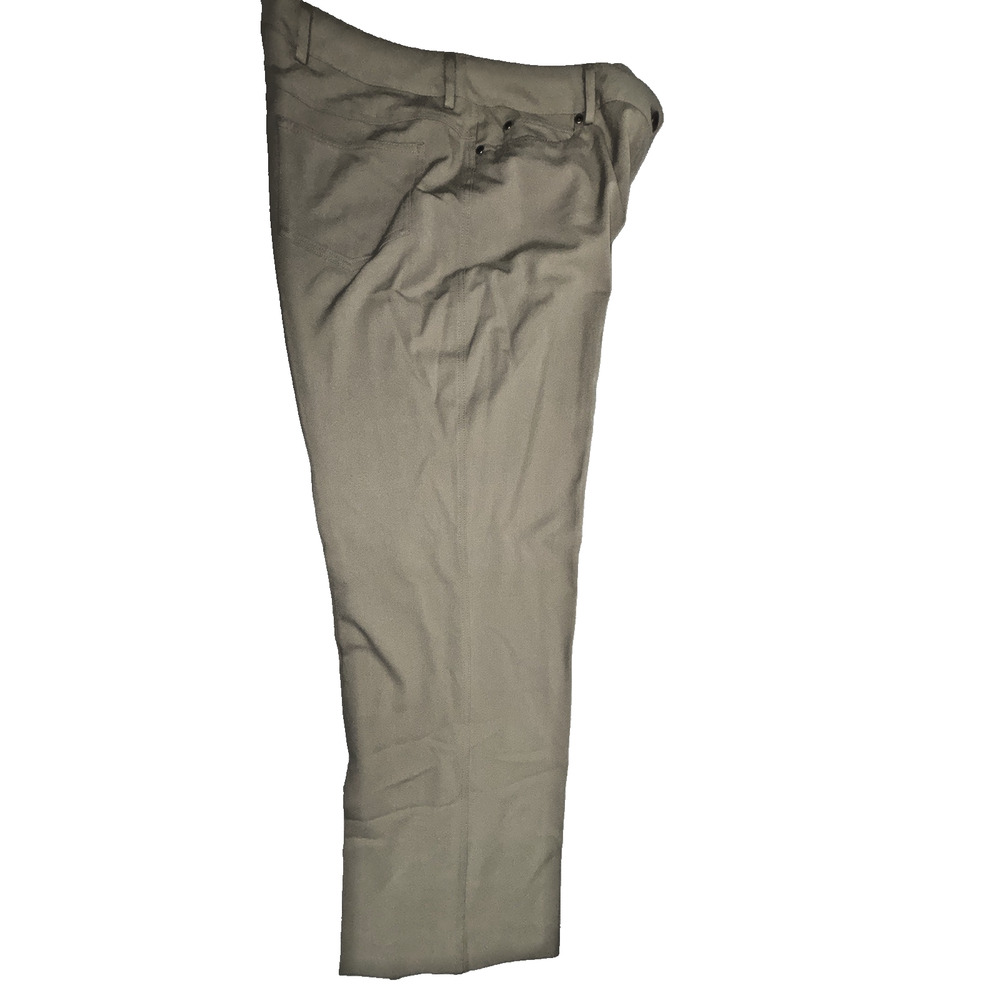 Rafaella Pants Womens 16 Khaki Beige Ankle 5 Pocket Flat Front Mid Rise